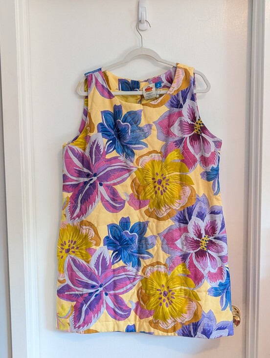 FARM Rio Dresses & Skirts - NWT Farm Rio Floral Sleeveless Quilted Shift Mini Dress With Pockets- XL